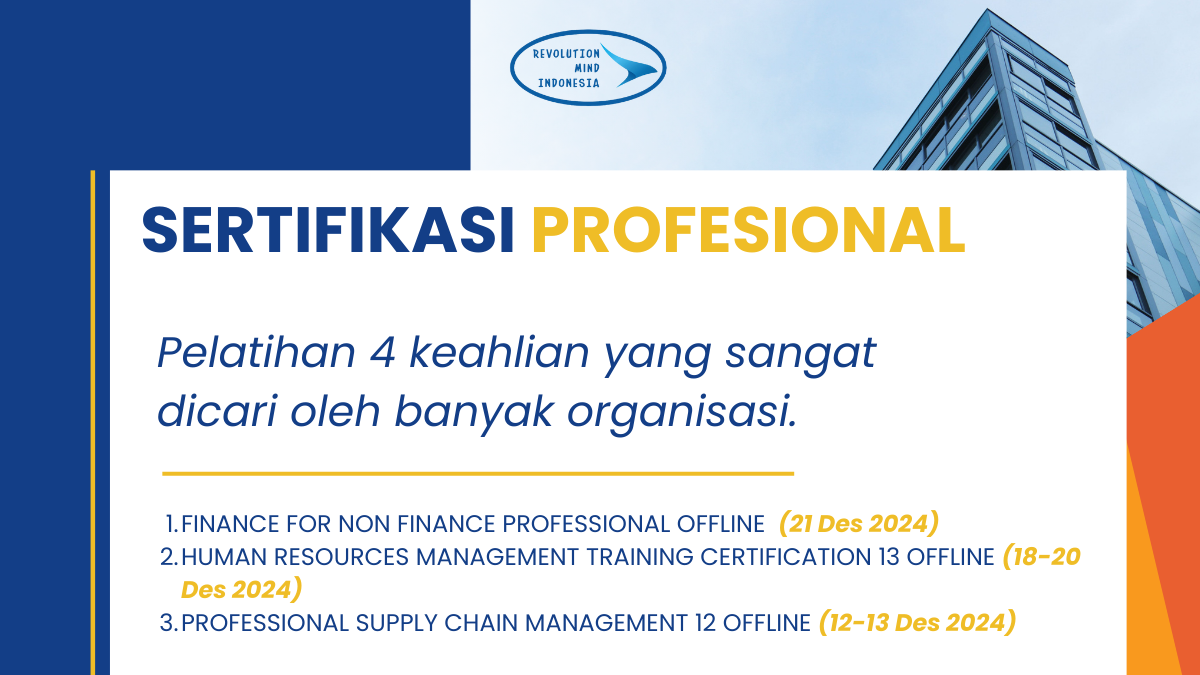 Sertifikasi Profesionalisme Agar Survive di 2025 - Revolution Mind ... Pentingnya Sertifikasi Profesional Di Dunia Kerja